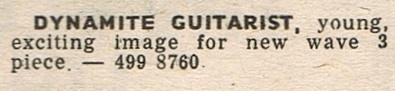 1976 12 25 Melody Maker ad.jpg