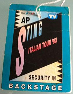 1993 07 13 backstage Pass Nico Pavone.jpg
