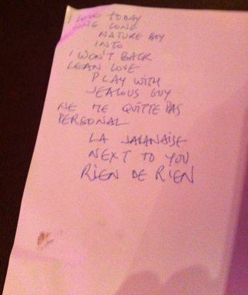 2014 09 27 setlist Toni Carbo.jpg