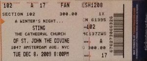 2009 12 09 Sting ticket Chrissie.jpg