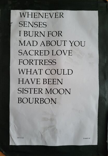 File:2022 10 11 soundcheck setlist Christophe Laversanne.jpg