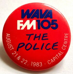 1983 08 21 and 22 WAVA FM 105 button Dietmar.jpg